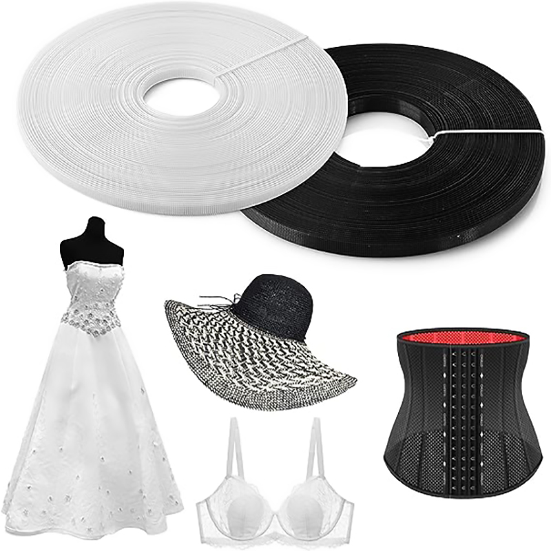 Wedding Dress - Balestra in poliestere per cucito, bianca,