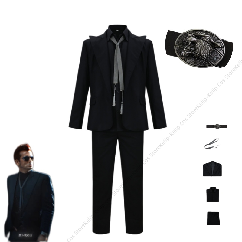 Womens Blazer - Costume da cosplay GO Crowley, abito