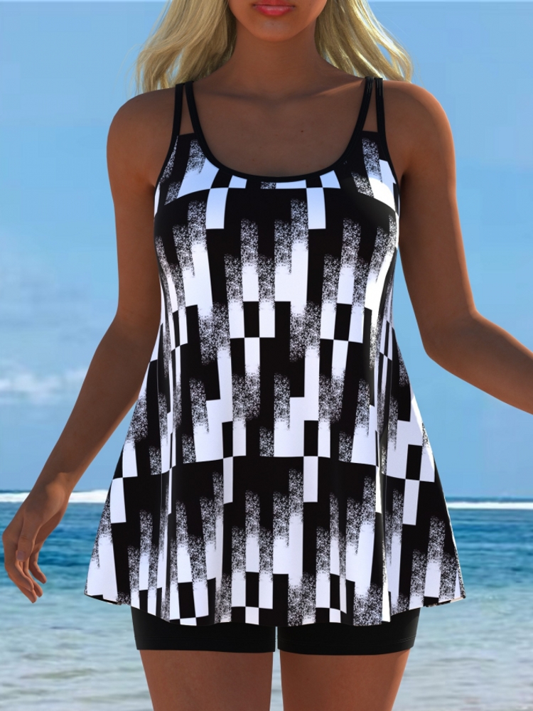 Womens Suit - Nuovo Costume da Bagno Tankini, Set