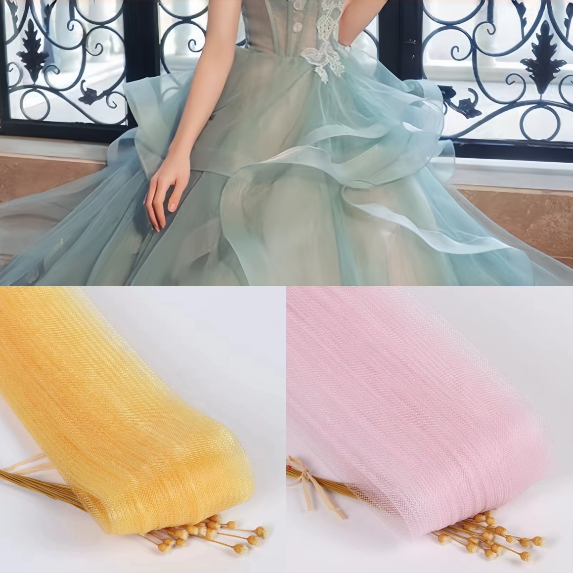 Formal Dress - Rete Elastica per Cucito Abiti da